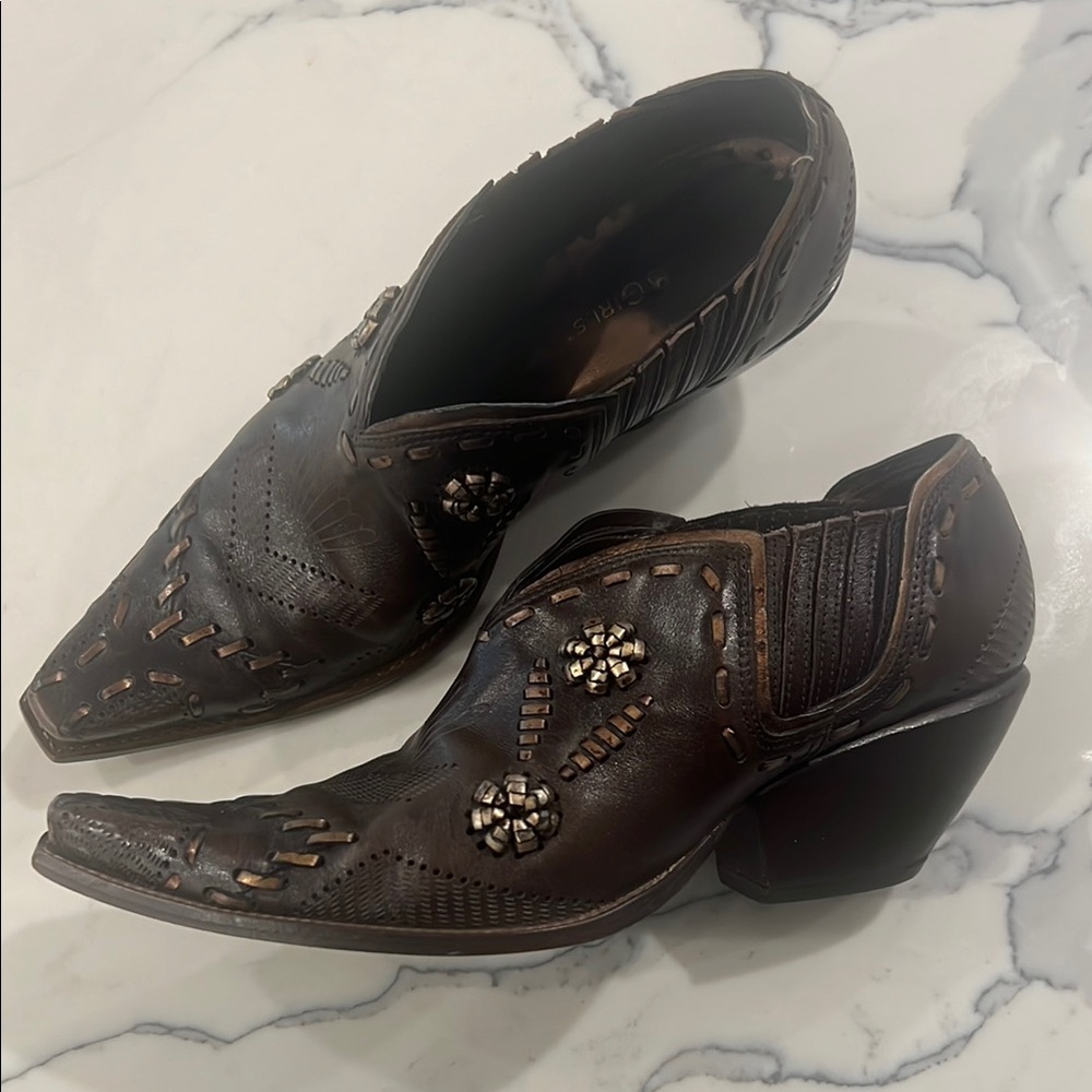 ❌SOLD❌Brown Western Style Women's Shoes